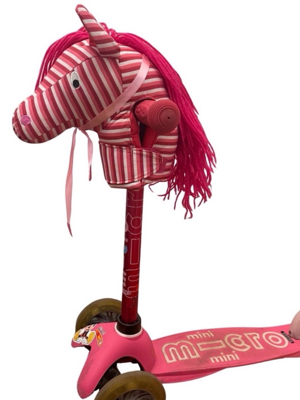 Micro Scooter Horse Head Attachment Pink | Kid Scooter Accessory Mini Maxi Micro - Picture 2 of 10
